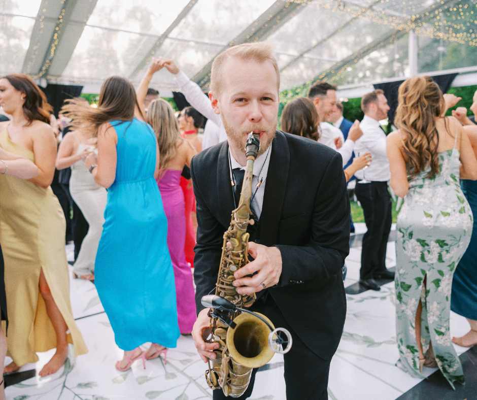 SaxOnIt, Nils Mossblad, is a career event musician and saxophonist based out of Philadelphia with the ability to bring your event to the next level! With exceptional DJ Fusion and DJ Hybrid abilities, he also can play your ceremony, cocktail hour, ball, gala, and party! Click to learn more.