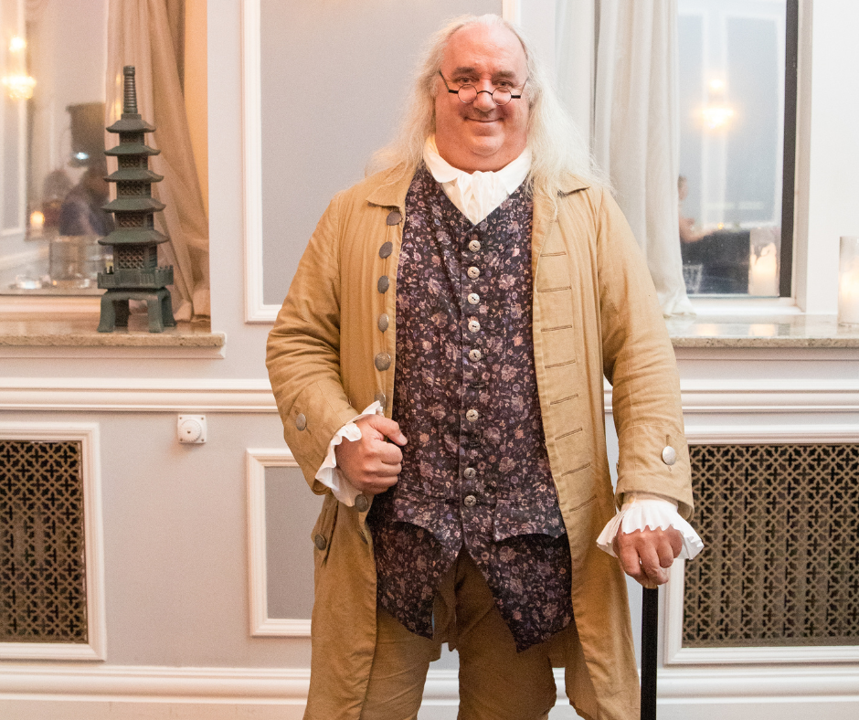 Benjamin Franklin Impersonator by On It PRoductions