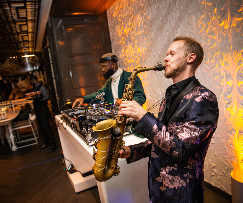 DJ and Saxophone for Weddings and Events with BVTLive!