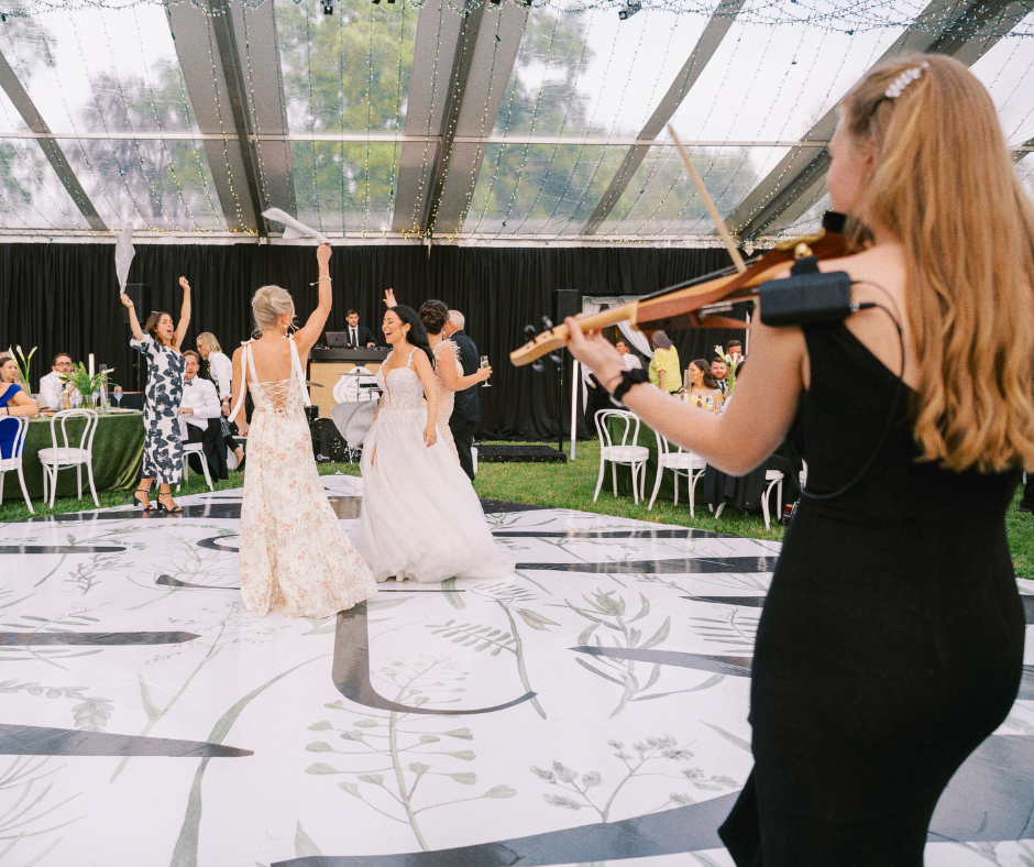 BVTLive! and On It Productions DJ and Electric Violinist for Weddings photo by Alex Schohn