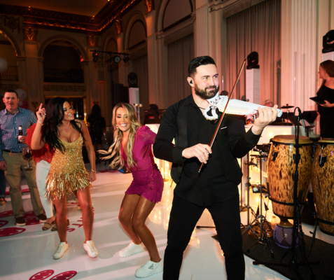 Dj and electric violin ensemble for weddings and events