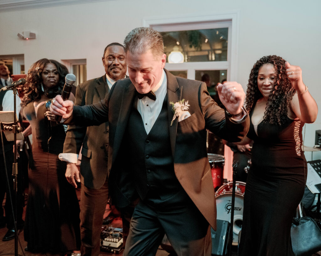 BVTLive! Big Ric Rising band performs with father of the bride at Pomme by DuSoleil Photo