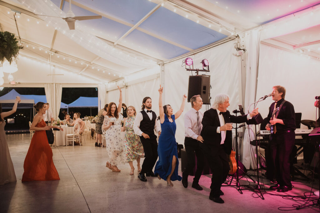 BVTLive! City Rhythm Philadelphia Wedding Band performs Lancaster wedding for excited bride, groom, and guests