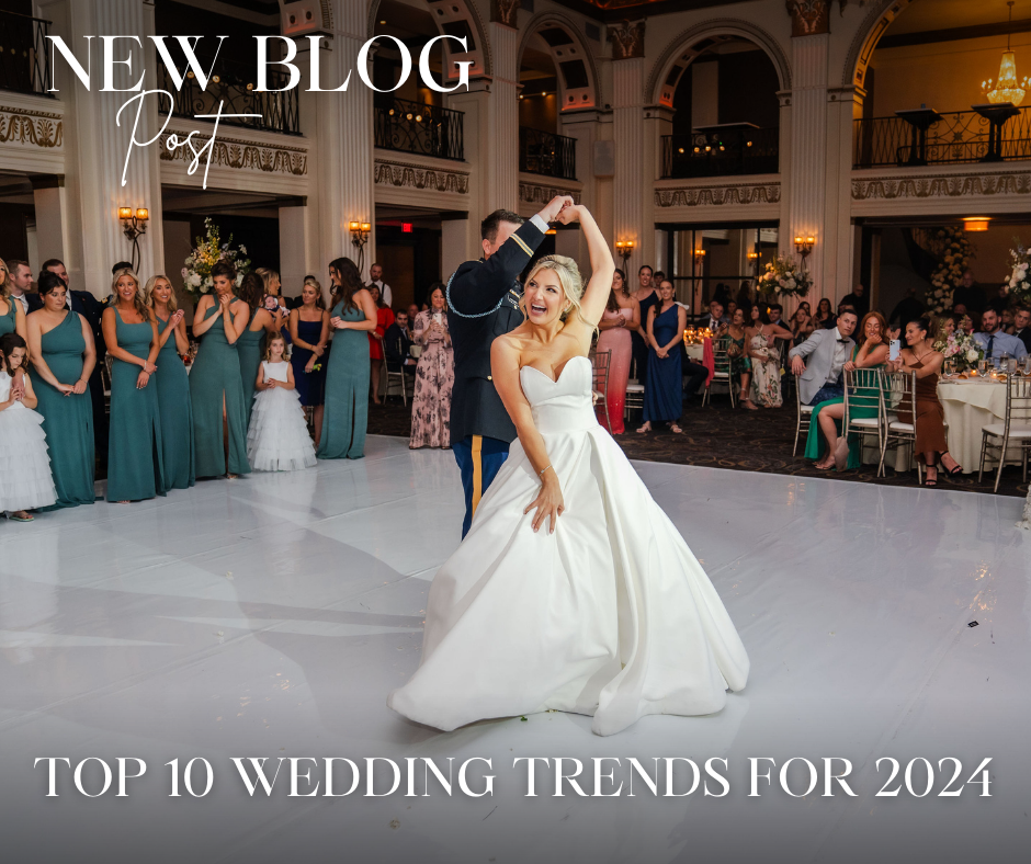 top 10 wedding trends for 2024
