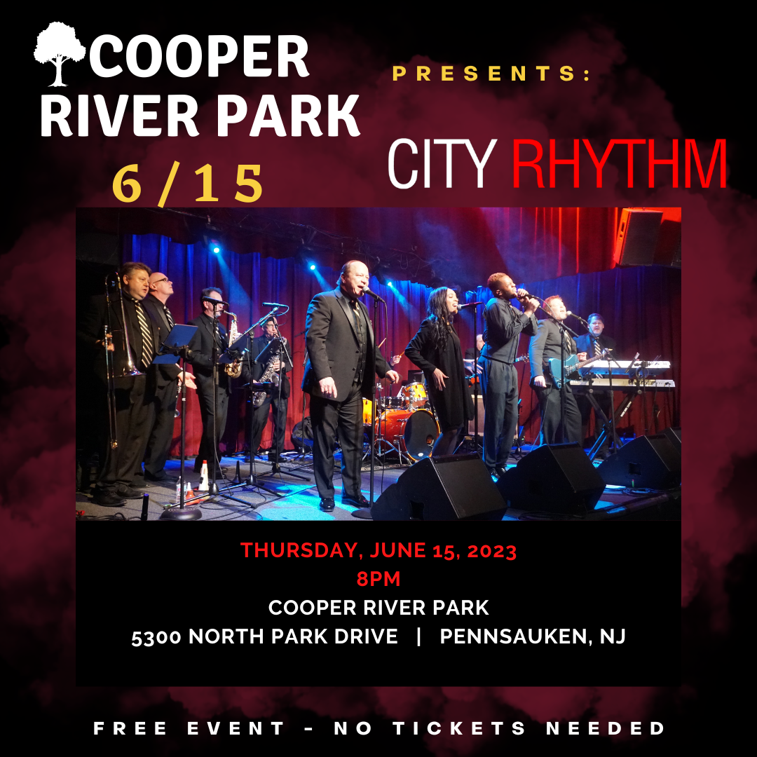 BVTLive! dance band City Rhythm performs live at Cooper River Park for their Twilight Concert Series on June 15th