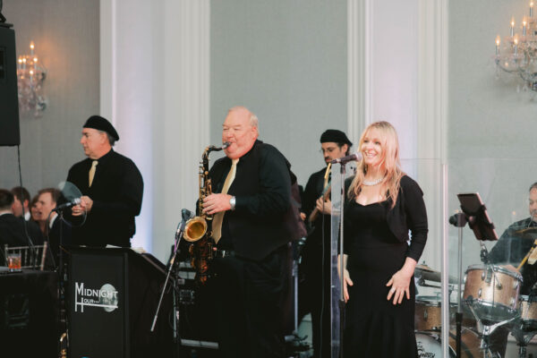 Midnight Hour Band performs Philly Wedding for beautiful bride and groom