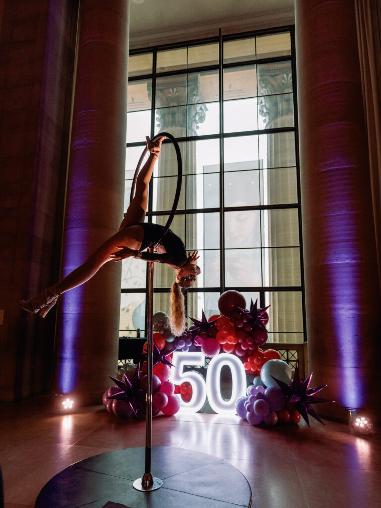 Philly Mag 50th Anniversary Soirée Aerialists