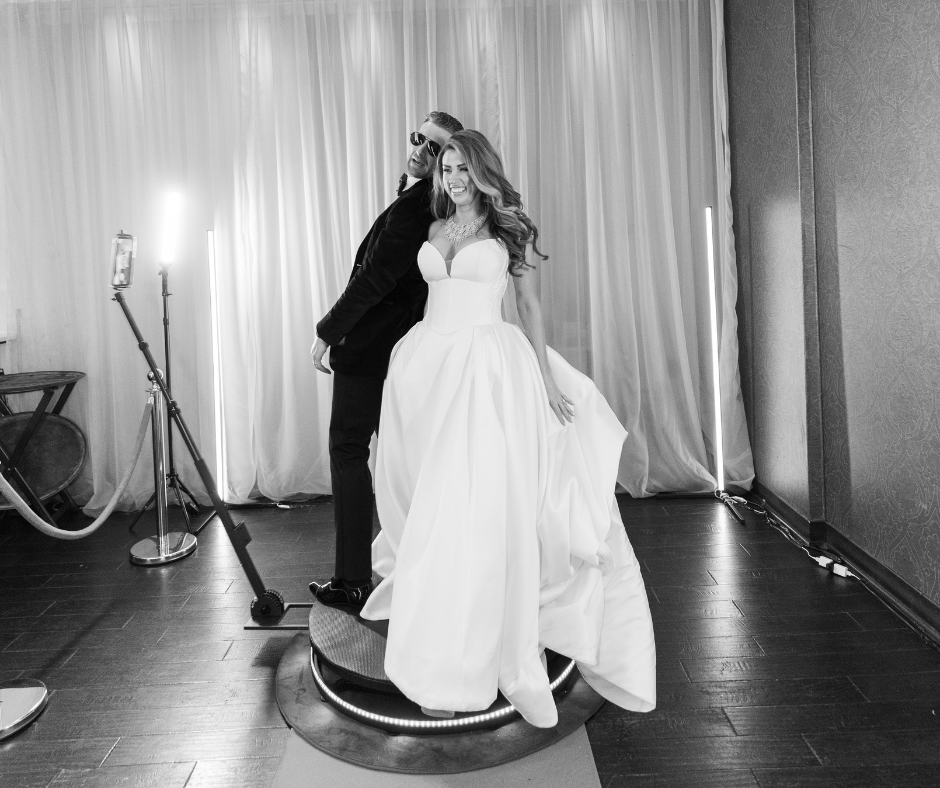 360 photo booth entertainment for weddings