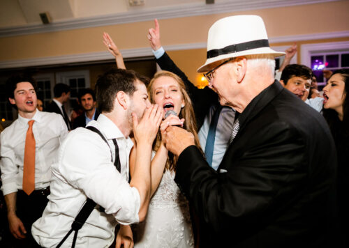 Strangers Philadelphia Party Band performs at Germantown Cricket Club Wedding by Elizabeth Mae Photography