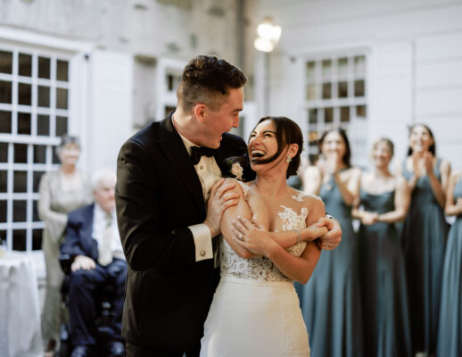 BVTLive! Philadelphia Wedding Bands has the newly wed couple in bliss dancing photo by The Kruks Photography