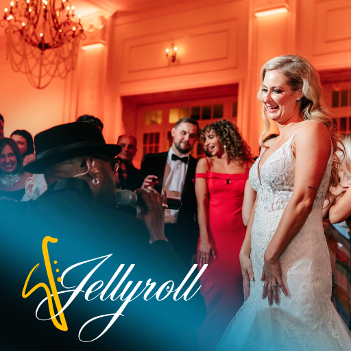 Philadelphia Wedding Band Jellyroll performs with Bride and Groom