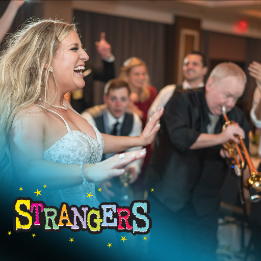 Whether it's Classic or Contemporary Rock, R&B, Funk, Swing or Standards, Strangers performs the music you love to dance to. The recipe for a great wedding, dance and party band starts with an incredible rhythm section, combined with a fantastic horn section, and then mix in some terrific vocals. Now add equal parts rock 'n roll, rhythm and...